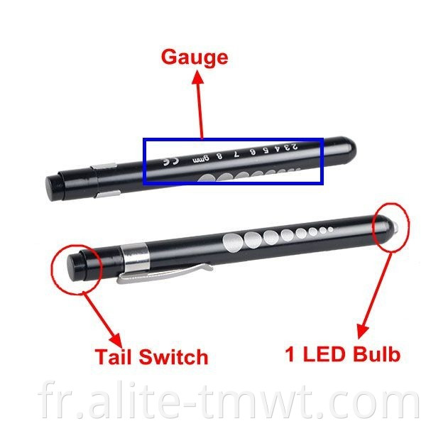 Best vendu Diagnostic Medical Pen Torch Light Doctor Pen LED Light Professional Medical infirmier stylo Light